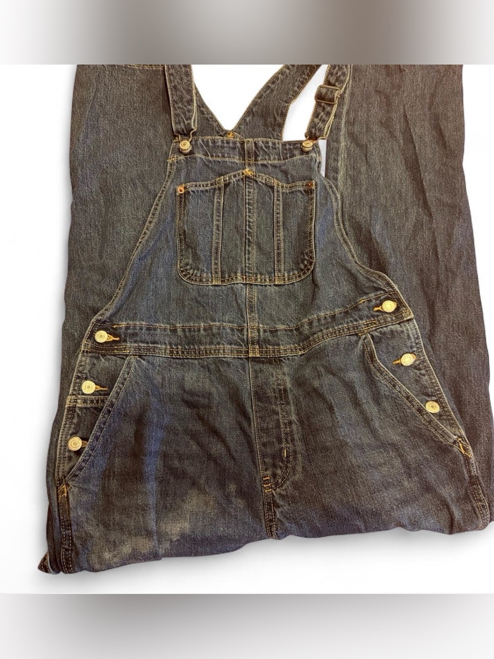 Old Navy Dark Blue Denim Overalls